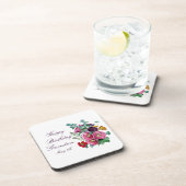 Dessous-de-verre Joyeux anniversaire Hollyhocks (Côté Droit)