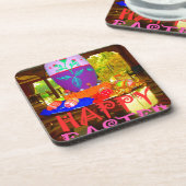 Dessous-de-verre Joyeux Centre d'Oeufs de Pâques pour le printemps (Côté gauche)