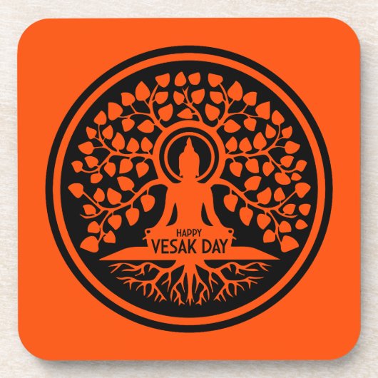 Dessous-de-verre Joyeux jour de Vesak (Devant)