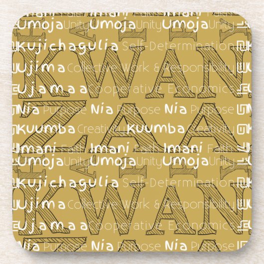 Dessous-de-verre Joyeux Kwanzaa (Devant)