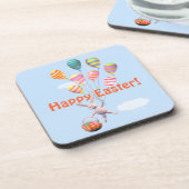 Dessous-de-verre Joyeux lapin et ballons de Pâques (Côté gauche)