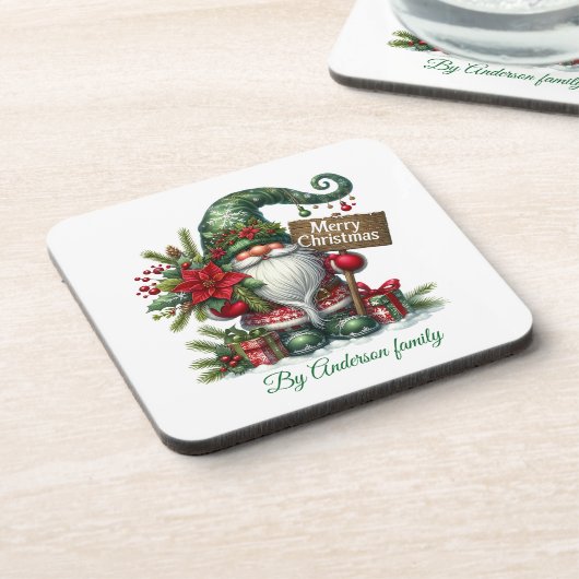 Dessous-de-verre Joyeux Noël (Côté gauche)