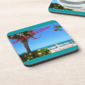 Dessous-de-verre Joyeux Noël de Vero Beach Floride Oceanfront (Côté gauche)