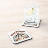 Dessous-de-verre Joyeux Noël du pôle Nord (Côté Droit)