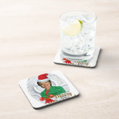 Dessous-de-verre joyeux Noël Hillary clinton (Côté Droit)