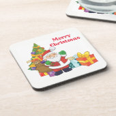 Dessous-de-verre Joyeux Noël Père Noël (Côté gauche)