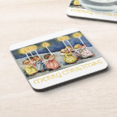 Dessous-de-verre Joyeux petits anges de Noël (Côté gauche)