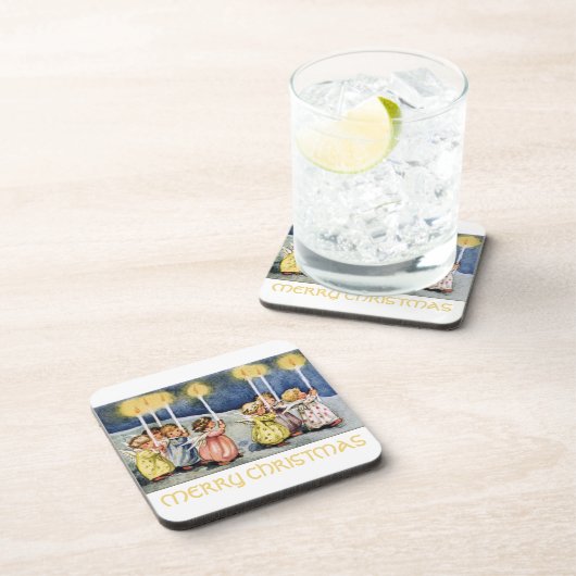 Dessous-de-verre Joyeux petits anges de Noël (Côté Droit)