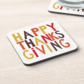 Dessous-de-verre Joyeux Thanksgiving ! (Côté gauche)