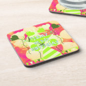 Dessous-de-verre Joyful Celebration Design : Aujourd'hui est mon an (Côté gauche)