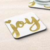 Dessous-de-verre Joyful Joyful J'ai la joie plein de Joy Gold Art (Côté gauche)