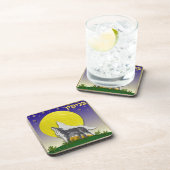 Dessous-de-verre Judaica 12 tribus de l'Israël Benjamin (Côté Droit)