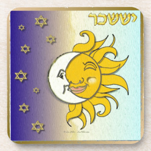 Dessous-de-verre Judaica 12 Tribus Israël Issachar Art
