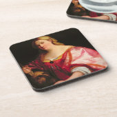 Dessous-de-verre Judith, c.1525-28 (huile sur la toile) (Côté gauche)