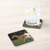 Dessous-de-verre Jument et poulain d'Appaloosa (Côté Droit)
