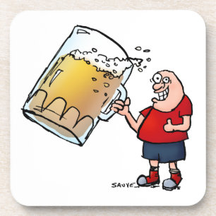Dessous-de-verre Juste un grand buveur de bière