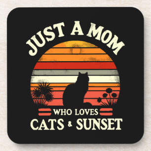 Dessous-de-verre Juste une maman qui aime les chats