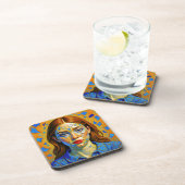 Dessous-de-verre “Kaela” - Pattern of a Past (Côté Droit)