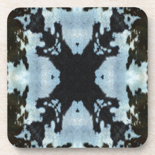 Dessous-de-verre Kaleidoscope vache cache motif