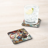 Dessous-de-verre Kandinsky Composition VI Peinture Abstraite (Côté Droit)