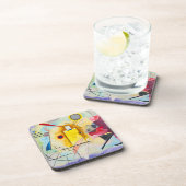 Dessous-de-verre Kandinsky jaune-rouge-bleu (Côté Droit)