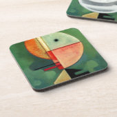 Dessous-de-verre Kandinsky peinture Abstraite ascendante (Côté gauche)