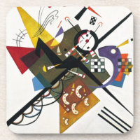 Kandinsky Sur Blanc Deux Peintures Abstraites