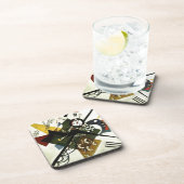 Dessous-de-verre Kandinsky Sur White II (Côté Droit)