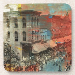 Dessous-de-verre Kansas City 1886 Parade de cirque