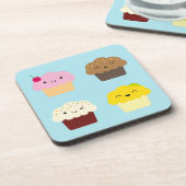 Dessous-de-verre Kawaii Cupcakes (Côté gauche)