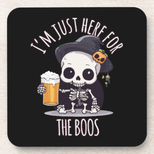 Dessous-de-verre Kawaii Skeleton Halloween Oktoberfest