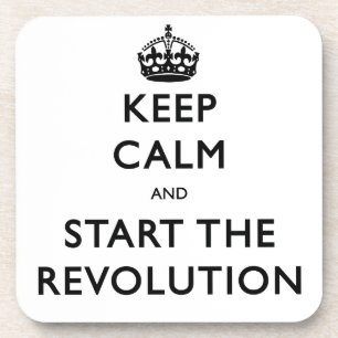 Dessous-de-verre Keep Calm And Start The Revolution