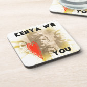 Dessous-de-verre Kenya We Lovely You Perspective Art Design (Côté gauche)