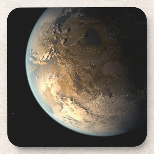 Dessous-de-verre Kepler-186f Orbitant Une Étoile Éloignée. (Devant)