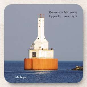 Dessous-de-verre Keweenaw Waterway Upper Entrance Light 2023