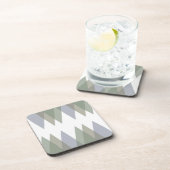 Dessous-de-verre Khaki triangles (Côté Droit)