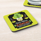 Dessous-de-verre Kimchi Cuisine Maison Nourriture Fabriquée (Côté gauche)