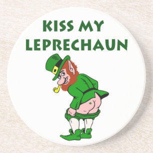 Dessous de verre Kiss My Leprechaun