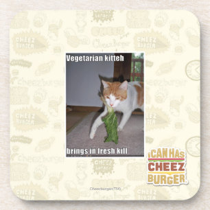 Dessous-de-verre Kitteh végétarien