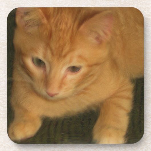 Dessous de verre Kitty - Ensemble de 6 (Devant)