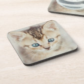 Dessous-de-verre Kitty observé par bleu (Côté gauche)