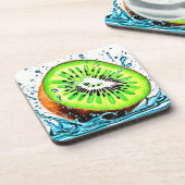 Dessous-de-verre Kiwi Splash of Freshness (Côté gauche)
