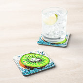 Dessous-de-verre Kiwi Splash of Freshness (Côté Droit)