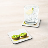 Dessous-de-verre "Kiwifruit" Photo mignonne. Commandez dès maintena (Côté Droit)