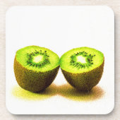 Dessous-de-verre "Kiwifruit" Photo mignonne. Commandez dès maintena (Devant)