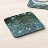 Dessous-de-verre Koi dans un étang (Côté gauche)