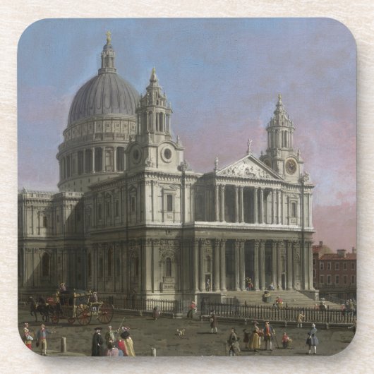 Dessous-de-verre La cathédrale de St Paul, 1754 (huile sur la (Devant)