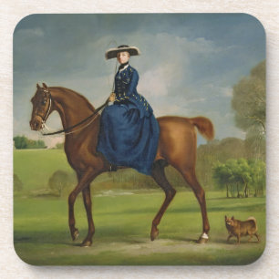 Dessous-de-verre La comtesse de Coningsby dans le costume du ch