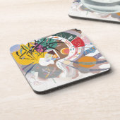 Dessous-de-verre La courbe dominante de Kandinsky Peinture d'art Ab (Côté gauche)