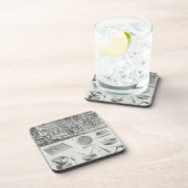 Dessous-de-verre La cuisine et l'équipement d'un boulanger, du (Côté Droit)